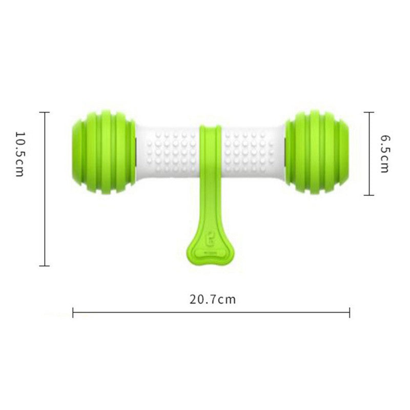 Happy bone electric automatic dog toy bone with natural rubber