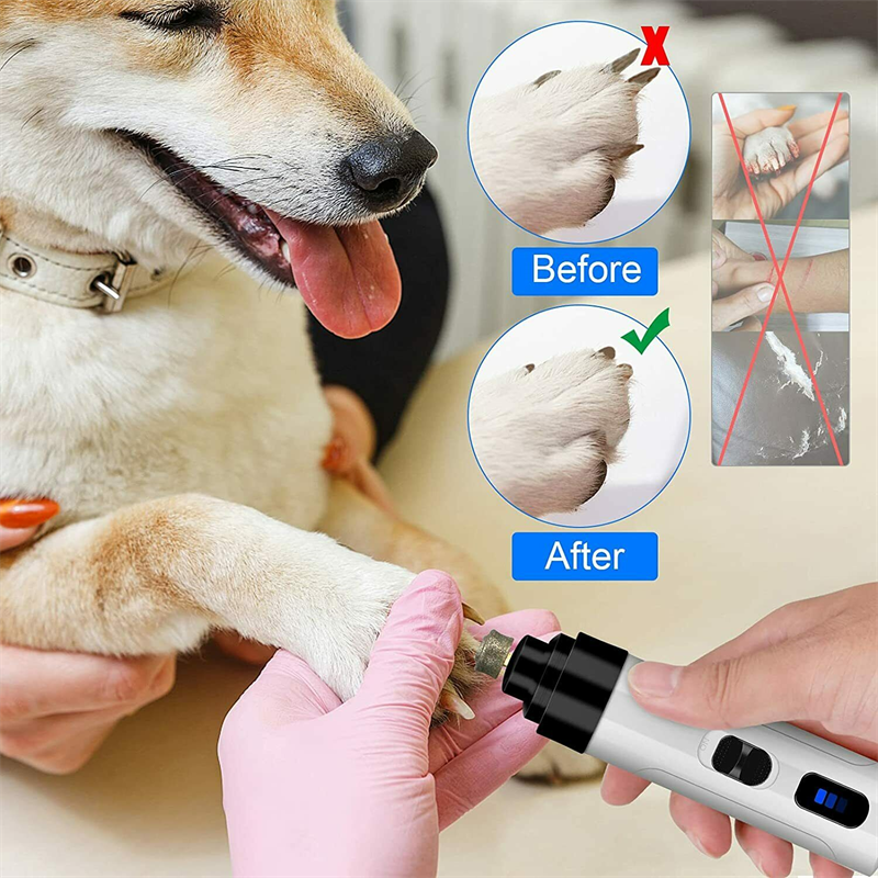 Pet Nail Paws Grinder Trimmer