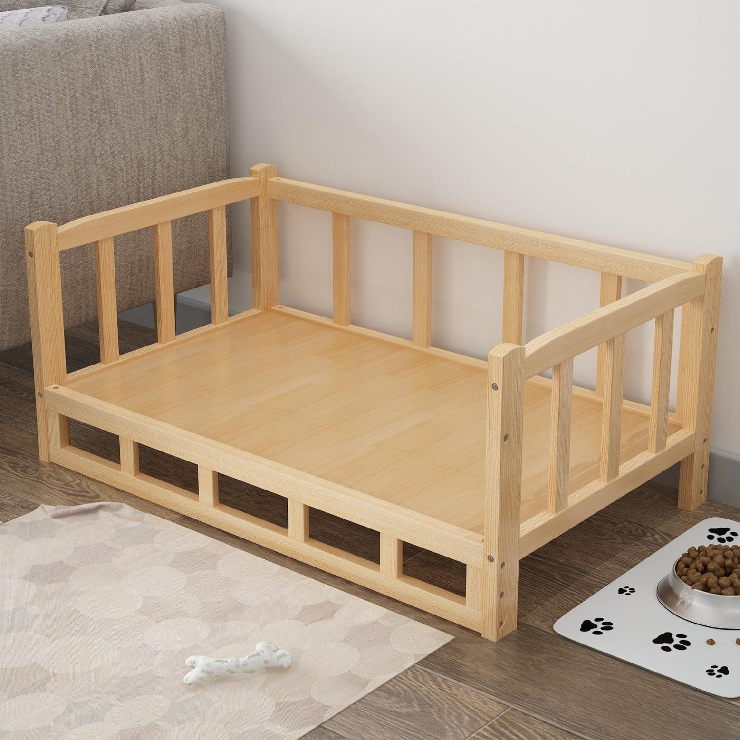 Luxurious Pet Summer Wooden Bed King Life