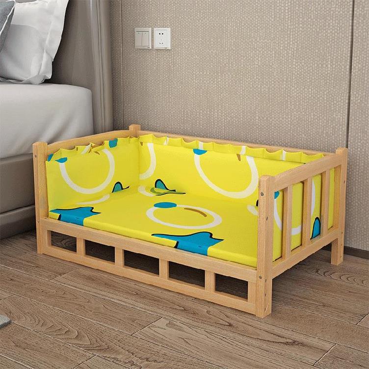 Luxurious Pet Summer Wooden Bed King Life